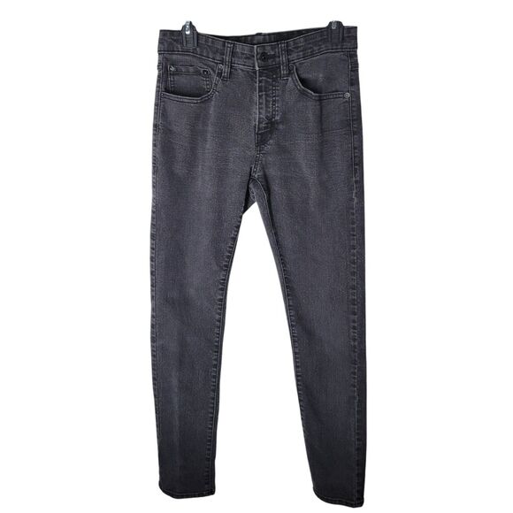 WXYZ Nomad Mens Size 29x30 Black Solid Slim Fit Jeans - Picture 1 of 10